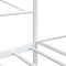 vidaXL - Slaapbank - zonder - matras - 100x200 - cm - staal - wit