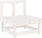 vidaXL - 3-delige - Loungeset - massief - grenenhout - wit