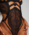 Hunkemöller Private Body open kruis - String model - Zwart - maat L