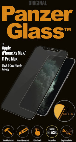 PanzerGlass P2666 - Screenprotector - Edge to Edge - Privacy - Zwart