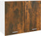 vidaXL - Hangkast - Lyon - 80x31x60 - cm - bewerkt - hout - gerookt - eikenkleurig