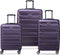 DELSEY PARIS Air Armour 4DR Kofferset - 3-delige Uitbreidbare Hardcase Trolleyset met TSA-slot - Dark Purple (paars)