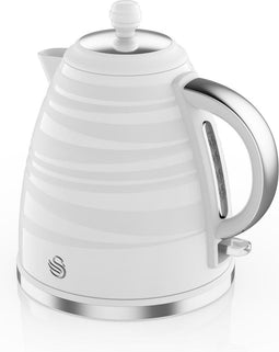 Swan Symphony Retro Waterkoker - 1,7 Liter Inhoud - Wit