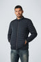 No Excess Jacket - Gewatteerd - Regular fit met ribkraag - Zwart