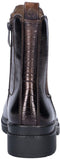 TAMARIS Core Dames Biker Boots - Metallic lak effect - Bruin