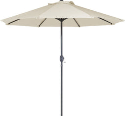 Beliani RAPALLO - Led Parasol - Beige - Kunststof