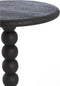 Light & Living Bijzettafel Veglio - Mat zwart - Ø35cm - Modern