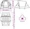vidaXL - Tent - 4-persoons - waterdicht - groen