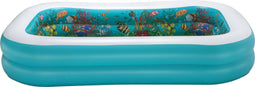 3D Undersea Avontuurlijk Opblaasbaar Speelbad 2,62 m x 1,75 m x 51 cm