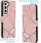 iMoshion Hoesje Geschikt voor Samsung Galaxy S22 Hoesje Met Pasjeshouder - iMoshion Design Softcase Bookcase - Roze / Pink Graphic