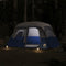 vidaXL - Tent - met - LED - 6-persoons - snelontgrendeling - lichtgroen