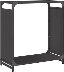 vidaXL - Brandhoutrek - 60x28x65 - cm - koudgewalst - staal - zwart