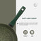 TVS ECO OK Keramische Grillpan - PFAS-vrij - BPA-vrij - Ø26cm - Inductie - 100% gerecycled - Made in Italy - 5 jaar garantie - Groen