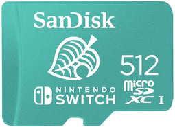 SanDisk - Nintendo Switch microSDXC - 512GB - Tanooki Leaf