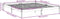 vidaXL - Bedframe - extra - lang - zonder - matras - grenenhout - wit - 180x210 - cm