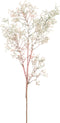 PTMD Leaves Plant Baby's Breath Kunsttak - 60x32x110 cm - Lichtroze