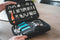 Sunflake Elektronica & Kabel Organizer - 3 Lagen - Waterafstotend - Voor 9,7 inch iPad