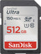 SanDisk Ultra - SDXC Geheugenkaart 512GB - 150MB/s