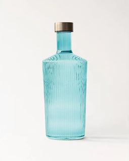 Paveau fles met schroefdop lichtblauw