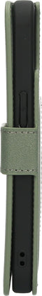 Mobiparts iPhone 15 - Classic Wallet Case - Ruimte voor pasjes - Groen