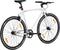 vidaXL - Fiets - met - vaste - versnelling - 700 - c - 55 - cm - wit - en - zwart