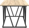 vidaXL - Salontafel - in - Sonoma - Eik - 100x50x40 - cm - - - Gemaakt - van - Engineered - Wood - en - Metaal