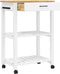 vidaXL - Keukentrolley - MONZA - 60x40x90 - cm - massief - grenenhout