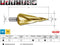RUKO 101052T Getrapte boor 4 - 30 mm HSS Gezamenlijke lengte 100 mm TiN 1 stuk(s)