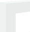 vidaXL - Haardombouw - 81x18x82 - cm - bewerkt - hout - wit