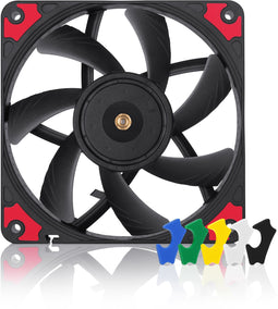 Noctua NF-A12x15 PWM - 120mm fan - 15mm diepte - stille werking - zwart