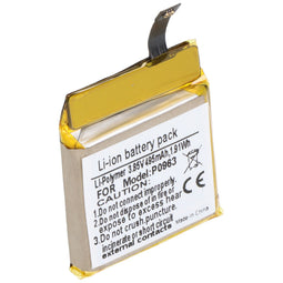 Battery suitable for T-Mobile SyncUP Kids Watch, Li-Polymer, 3.85V, 495mAh, 1.91Wh, without tools