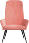 vidaXL Relaxstoel fluweel roze