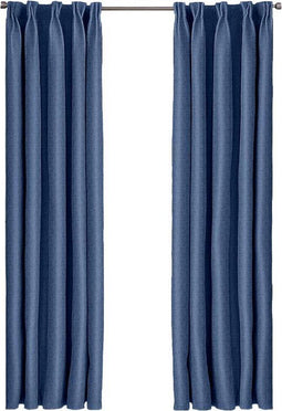 Larson Geweven Blackout Gordijn - Donkerblauw - 150x250 cm - Kant en Klaar