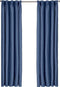 Larson Geweven Blackout Gordijn - Donkerblauw - 150x250 cm - Kant en Klaar