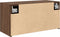 vidaXL - Badkamerwandkast - 60x25x30 - cm - bewerkt - hout - bruin - eikenkleur