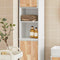 SoBuy BZR74-W - Badkamer Kolomkast - Grote Opbergruimte L31 x B32 x H170 cm - Blanc