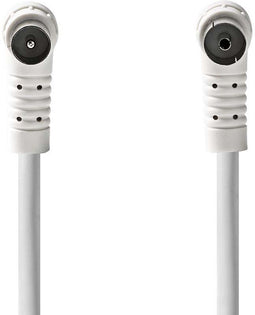 Nedis Coaxkabel - IEC Male naar IEC Female - 120 dB - 75 Ohm - 1.50 m - Wit