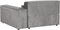 HELLNAR - Hoekbank 2-zits - Grijs - Linkszijdig - Polyester