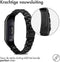 imoshion Bandje met Horlogeband inkorter - Geschikt voor Xiaomi Mi Band 6, Xiaomi Mi Band 5 - imoshion Stalen band inkliksysteem - Zwart