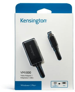 Kensington VM1000 - Mini DisplayPort naar VGA - 14cm - Zwart