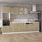 vidaXL - Hangkast - Lyon - 39,5x31x60 - cm - bewerkt - hout - sonoma - eikenkleurig