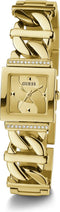 Guess GW0603L2 - Polshorloge - Staal met Geelgouden Platin - Goud