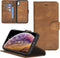 NorthLife - Uitneembare 2-in-1 sleepcover bookcase hoes - Geschikt voor iPhone XR - Tiguan Leer Cognac