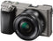 Sony A6000 - Camera met lens - 24,3Mpx CMOS APS-C - Grijs
