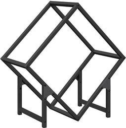 vidaXL - Brandhoutrek - 50x25x50 - cm - koudgewalst - staal - zwart