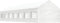 vidaXL - Prieel - met - dak - 15,61x4,08x3,22 - m - polyetheen - wit