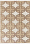 KONURTAY - Laagpolig vloerkleed - Beige - 160 x 230 cm - Jute