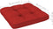 vidaXL - Palletkussen - 58x58x10 - cm - stof - rood