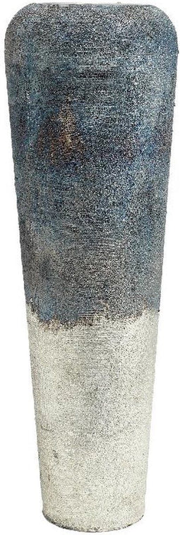 PTMD Pietro Antieke Bloempot - 14 x 22 x 70 cm - Ijzer - Grijs