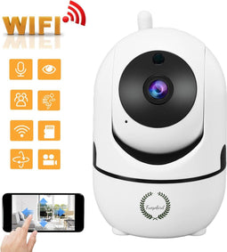 Fuegobird Indoor IP Camera - 1080P - Beveiligingscamera met Nachtzicht en Draaibaar Ontwerp - Wit